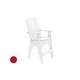 Ledge Lounger Mainstay Collection Outdoor Adirondack Tall | Red | LL-MS-AT-RD