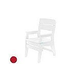 Ledge Lounger Mainstay Collection Outdoor Dinning Armchair | Red | LL-MS-DCA-RD