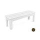 Ledge Lounger Mainstay Collection Outdoor 52" Dining Bench | Brown | LL-MS-DB52-BN