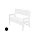 Ledge Lounger Mainstay Collection Outdoor Bench | Black | LL-MS-BA-BK