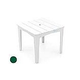 Ledge Lounger Mainstay Collection 36" Square Outdoor Dining Table | Green | LL-MS-DT-36SQ-GN