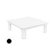 Ledge Lounger Mainstay Collection Outdoor Square Coffee Table | Black | LL-MS-CT-SQ-BK