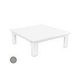 Ledge Lounger Mainstay Collection Outdoor Square Coffee Table | Gray | LL-MS-CT-SQ-GRY