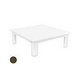 Ledge Lounger Mainstay Collection Outdoor Square Coffee Table | Brown | LL-MS-CT-SQ-BN
