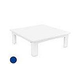 Ledge Lounger Mainstay Collection Outdoor Square Coffee Table | Navy | LL-MS-CT-SQ-NY