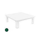Ledge Lounger Mainstay Collection Outdoor Square Coffee Table | Green | LL-MS-CT-SQ-GN