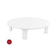Ledge Lounger Mainstay Collection Outdoor Round Coffee Table | Red | LL-MS-CT-RD-RD