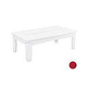 Ledge Lounger Mainstay Collection Outdoor Rectangular Coffee Table | Red | LL-MS-CT-RT-RD