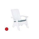 Ledge Lounger Mainstay Collection Outdoor Adirondack Seat Cushion | Premium 1 Jockey Red | LL-MS-A-SC-P1-4603