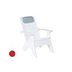 Ledge Lounger Mainstay Collection Outdoor Adirondack Headrest Cushion | Premium 1 Jockey Red | LL-MS-A-P-P1-4603