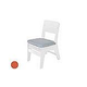 Ledge Lounger Mainstay Collection Outdoor Dining Side Chair Seat Cushion | Premium 1 Tuscan | LL-MS-DC-SC-P1-4677