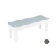 Ledge Lounger Mainstay Collection Outdoor 25" Dining Bench Cushion | Standard Fabric Charcoal Grey | LL-MS-DB25-C-STD-4644