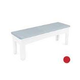 Ledge Lounger Mainstay Collection Outdoor 52" Dining Bench Cushion | Premium 1 Jockey Red | LL-MS-DB52-C-P1-4603