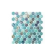 National Pool Tile Starburst Mosaic Glass Tile | Teal | STA-TEAL