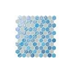 National Pool Tile Starburst Mosaic Glass Tile | Arctic Blue | STA-ARCTIC