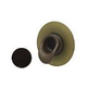 Black Oak Foundry Short Scupper with Round Backplate | Oil Rubbed Bronze Finish | S65-ORB