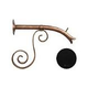 Black Oak Foundry Large Courtyard Spout with Florentine | Almost Black Finish | S7624-BLK