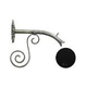 Black Oak Foundry Large Courtyard Spout with Versailles | Almost Black Finish | S7685-BLK
