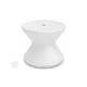 Ledge Lounger Signature Collection 14" Side Table with Umbrella Hole | White | LL-SG-ST-14H-W