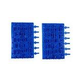 Aqua Products Brush Rubber Size 12 | Blue | 2 per Pack | APA3002BPK