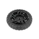 Aqua Products Wheel 6" Tire PP Rim | Black | 2 per Pack | APS2670