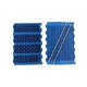 Aqua Products Brush Rubber EZ Size 12 | Blue | Brush+2 Pins | APSP3016BL