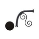 Black Oak Foundry Large Droop Spout with Mini Backplate | Oil Rubbed Bronze Finish | S7710-ORB