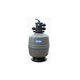 Waterco Exotuf Plus E702 28" Deep Bed Clamp Type Top Mount Sand Filter with Multiport Valve | 4 Sq. Ft. 80 GPM | 2260299A