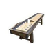 Hathaway Cheyenne 12-Foot Shuffleboard Table | Rustic Oak Finish | BG50354