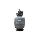 Waterco Exotuf Plus E602 24" Top Mount Deep Bed Sinking Bead Sand Filter with Multiport Valve | 3 Sq. Ft. 60 GPM | 2260249B