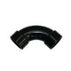 Waterco 2" 50mm Socket PVC Sweep Elbow 90 Degree | Black | Pressure Rated | 121553
