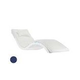 Ledge Lounger Signature Collection Chaise Cushion with Pillow | Standard Color Mediterranean Blue Tweed | LL-SG-C-CP-STD-4653