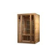 Golden Designs Maxxus Seattle Edition 2-Person Low EMF FAR Infrared Carbon Sauna | Hemlock | MX-J206-01