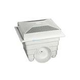 Conely & Spears 12 x 12 Sump and Grate VGB | White | MLD-SG-1212-WT