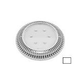 AquaStar 10" Round Color Choice Suction Outlet Cover with Screw Kit | White | CC10101