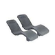 SR Smith R-Series Rotomolded In-Pool Lounger | Set of 2 | Gray Granite | RS-1-24-2PK