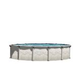 Magnus Hybrid 18' Round 54" Aluminum Above Ground Pool Sub-Assembly | Includes Wide-Mouth Skimmer  | PMAGDOR-1854RSRSRSB11-WA