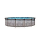 Regency LX 18' Round Resin Hybrid Above Ground Pool Sub-Assembly with Skimmer | 54" Wall | PREGLXNEW-1854RSRRRRF41-WS