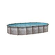 Regency LX 12' x 23' Oval Resin Hybrid Above Ground Pool Sub-Assembly with Skimmer | 54" Wall | PREGLXNEW-YE122354RSRRRRF41-WS
