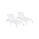 Ledge Lounger Mainstay Collection Chaise Package | White | LL-SS-MS-CP-WH