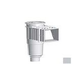 AquaStar Flow Star Standard Skimmer with Flush Face 4" Extension Float Assembly Basket Lid Collar and 4" Socket Sump | Light Gray | SKR14103D