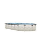 Magnus 18' x 33' Oval Above Ground Pool | Basic Package 54" Aluminum Wall | 182498