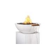 The Outdoor Plus 27" Sedona Concrete Fire and Water Bowl | Match Lit Ignition Natural Gas | LimeStone | OPT-27RFWM-LIM-NG