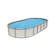 Azor 15' x 30' Oval Above Ground Pool | Ultimate Package 54" Wall | 184788