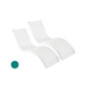 Ledge Lounger Signature Collection Two-Chaise Bundle | Teal | LL-SG-C-TL