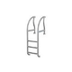 SR Smith Designer Series Cross-Braced 3 Step Ladder with 24" Sure-Step Treads | 1.90" x .065" Thickness 304 Stainless Steel | DR-COML3CB24065S