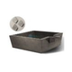 Slick Rock Concrete 30" Box Spill Water Bowl | Shale | Copper Spillway | KSPB3010SPC-SHALE