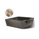 Slick Rock Concrete 30" Box Spill Water Bowl | Umber | Copper Spillway | KSPB3010SPC-UMBER