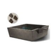 Slick Rock Concrete 30" Box Spill Water Bowl | Coal Gray | Stainless Steel Spillway | KSPB3010SPSS-COALGRAY