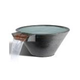 Slick Rock Concrete 34" Conical Cascade Water Bowl | Gray | No Liner | KCC34CNL-GRAY